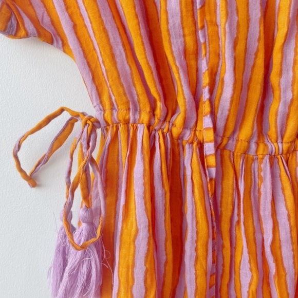 NWOT • Oliphant side tie tassel short dress 🧡 - Picture 9 of 12